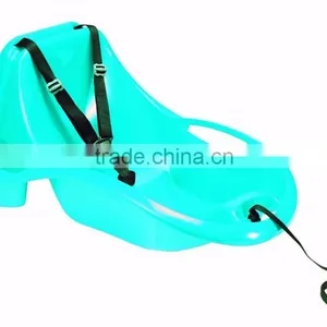 Baby Luge Bebe Plastic Towable Kids Snow Sled With Backrest,toddler Pull Sled -30temp 24h Cold Resistance Test thumbnail-2