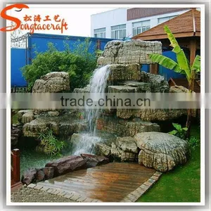 Can be Customized Fountain Garden Decorative Landscape Stone Waterfall Solar Fountain thumbnail-2