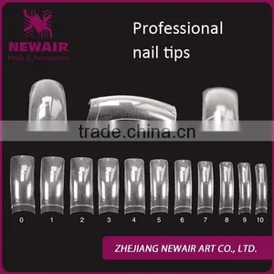 NEWAIR New Arrivals Salon 500pcs Clear Half Artificial Nail Tip Ultra-thin Transparent thumbnail-5