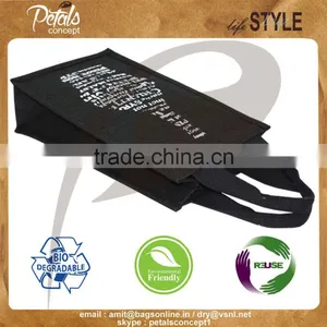 Jute Bottle Bag for Wine thumbnail-2