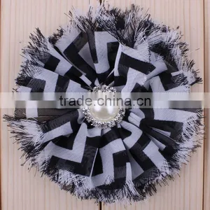Fraying Chiffon Flower Clip for Kids Hair Accessories thumbnail-4