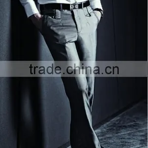 Men Business Causal Color Grey Pants 2015 Men Dress Pants thumbnail-3