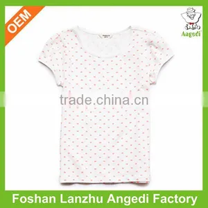Girls Summer Clothes Custom T Shirt Cotton Summer Wear thumbnail-1