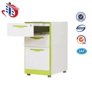 High Quality Under Office Desk 3 Drawers Steel Storage Filing Cabinets thumbnail-1
