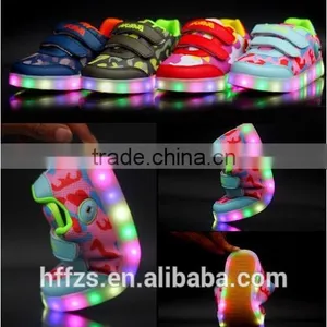 HFR-YS59 2015 New LED Shoelace Emitting Light Switch Shoes,hot Explosion Models thumbnail-1