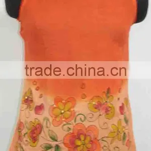 Ladies Cotton Sleeveless Tunic Top thumbnail-1