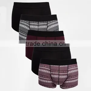 Tribal Print Mens Trunks 10% Spandex 90% Cotton Boxer Briefs thumbnail-1