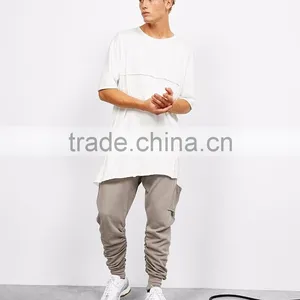 MGOO 2017 OEM Plus Size American Apparel Newest Fashion Plain White T-shirt Custom Cotton Street Style thumbnail-4