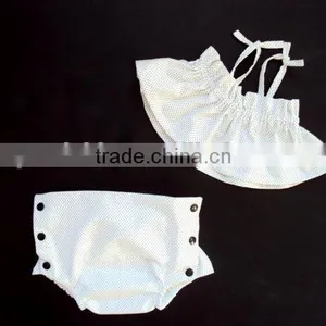 Baby Swimwear Blue Yellow and Aqua Stitching 2 Piece Suit Girl Swimsuit thumbnail-6
