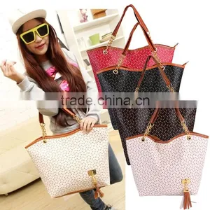 2014 Korean Lady Women Synthetic Leather Messenger Handbag Shoulder Bag Totes Purse SV006496# thumbnail-1