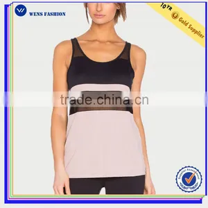 Factory Wholesale Women Tank Top Yoga Body Building Sleevelesss Ladies Gym Top thumbnail-1