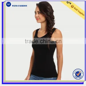 Hot Sale Wholesale Woman's Gym Vests Sleeveless Blank Bodybuilding Tank Top thumbnail-1