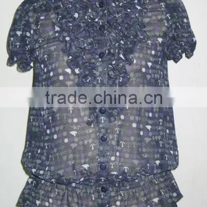 Pirate Print Blouse thumbnail-1