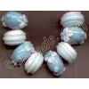 Banded Rondelle Lampwork Glass Beads Wholesale From China Beads Factory thumbnail-1