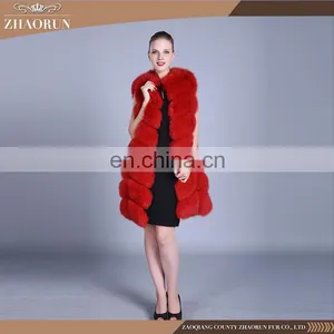 Buy Wholesale From China 1 Kg Red Fox Fur Vest Plus Size Furs Coats thumbnail-2