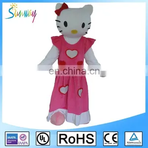 Sunway Adults Mascot Costumes, Hello Kitty Custom Design Mascot, Hot Sell Cartoon Fur Costumes thumbnail-1
