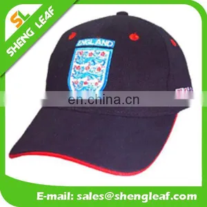 High Quality Custom Embroidered 100% Cotton 6 Panel Baseball Cap thumbnail-1