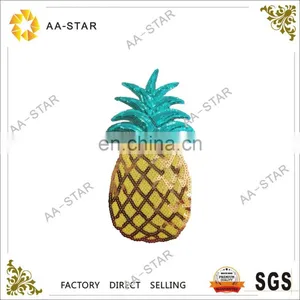 Pineapple Pattern Reversible Sequin Patches for Bags, Shoes and Clothing thumbnail-1