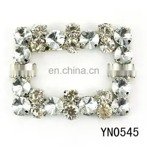 Cheap Round Rhinestone Square Accessories Buckle for Shoes thumbnail-1