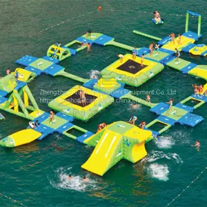 Custom Size 0.9MM PVC Inflatable Floating Water Park For Sale thumbnail-1