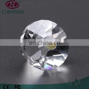Faceted Clear Crystal Chandelier Ball Beads Crystal Ball Pendants thumbnail-2