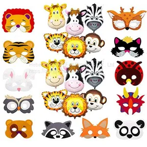 Cheap Custom Colorful Halloween Superhero Felt Masks thumbnail-3