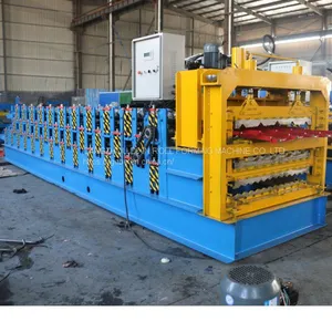 Nice Design Three Layer Metal Panel Roll Forming Machine thumbnail-3