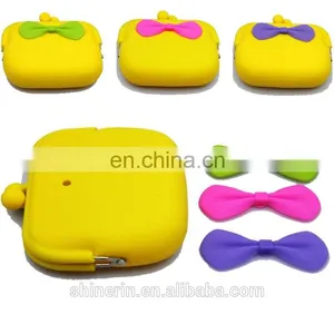 Euro Style High Quality Metal Clip Clutch Bags Women's Gift Silicone Purse Wallet thumbnail-3
