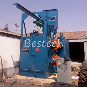 Single Hook Shot Blast Cleaning Machine for Cylinder thumbnail-1