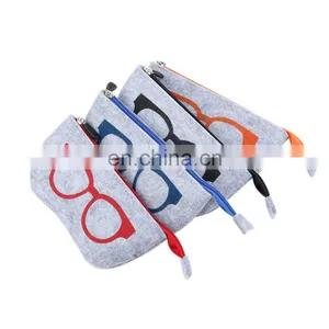 Pretty Felt Eye Glasses Pouch Sunglasses Bag thumbnail-1