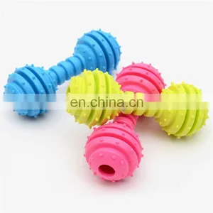 Guangzhou Manufacturer Supply Soft Pet Molar Toy Chewing Dog Toy Tpr Dumbbel thumbnail-4