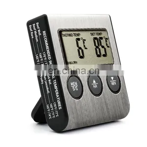 Wireless Smart Remote Digital Cooking Food Meat Thermometer for Grilling Oven Kitchen Smoker BBQ Grill Thermometer With Probe thumbnail-2