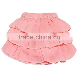 Korean Girls Short Skirts 2016 Fancy Soft Pink Satin Frill Skirt Supplier's Choice thumbnail-1