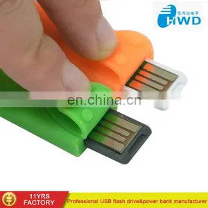 Wholesale Factory Good Quality Silicon Usb Flash Drives High Speed Usb Flash Disk With Led Watch for Bracelet thumbnail-2