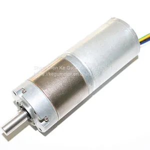 Bl3650i Bl3650 B3650m 12v 24v 36v 36mm Brushless Planetary Geared DC Motor 36mm Bldc Motor With Threaded Shaft and Brake Function From Kegumotor thumbnail-1