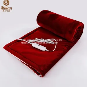 50x60 Inch Super Soft Warm Cozy Fluffy Electric Heat Throw Blanket thumbnail-2