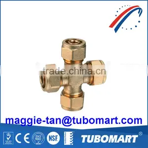 Brass Compression Pex Fitting for Pex Multilayer Water Pipe thumbnail-5