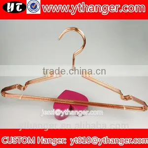Copper Wire Hangers With Clips Metal Hangers for Clothes Quality Choice thumbnail-3