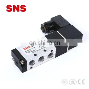 SNS 4V Series Aluminum Alloy Solenoid Valve Air Control 5 Way 12v 24v 110v thumbnail-4
