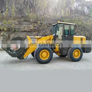 Hydraulic Joystick Control 938 ZL30 New 3 Ton Compact Front Loader With Log Grapple thumbnail-5