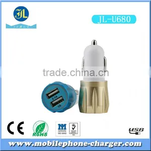 Vehicle Double Usb Car Charger Hot Consumer Electronics for Mobile Charger thumbnail-2