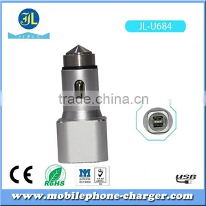 High Class Premium Quality 2.1A Dual USB Output Cell Phone Vehicle Auto Car Charger thumbnail-1