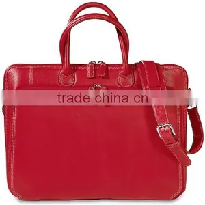 High Quality Genuine Leather Ladies Laptop Bag Women Business Bag Leather Briefcase thumbnail-4