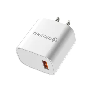 New 18W Fast Wall Charger PD Type C Quick Charger QC 3.0 Adapter for Iphone for Samsung Mobile Phones Cell Phones thumbnail-1