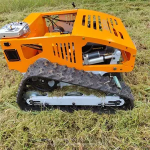 Track Mower, China Remote Controlled Brush Cutter Price, Wireless Robot Mower for Sale thumbnail-3
