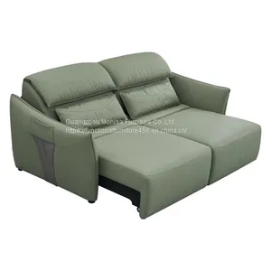 Modern Minimalist Double Technology Cloth Electric Sofa Bed Small Apartment Telescopic Function Sofa Bed Dual-Use thumbnail-2