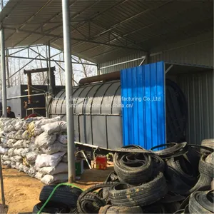 10ton 12ton 15ton Automatic Feeding Waste Tyre/Plastic Pyrolysis Machine For Fuel Oil thumbnail-5