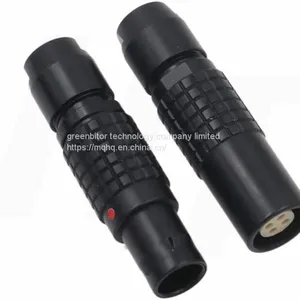 Compatible for Lemo 1B FGG PHG Connector, Male Female Circular Push Pull Free Socket and Cable Plug (6-pin, Black) thumbnail-4
