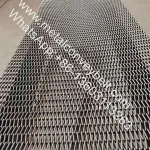 Stainless Steel Food Grade Chain Driven Belt SUS304 Chain Driven Stainless Steel Wire Mesh Conveyor Belt thumbnail-2