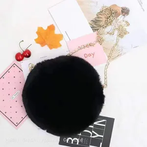 29Plush Bag Cute Bag Single Shoulder Crossbody Bag Fur Bag a Variety of Color Mobile Phone Bag Wholesale thumbnail-4
